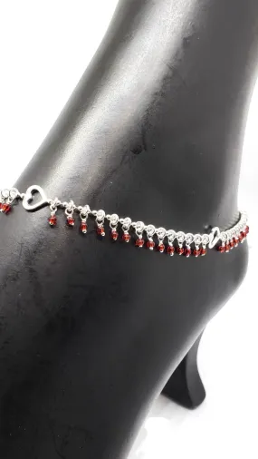 925 Sterling Silver Anklet - #35