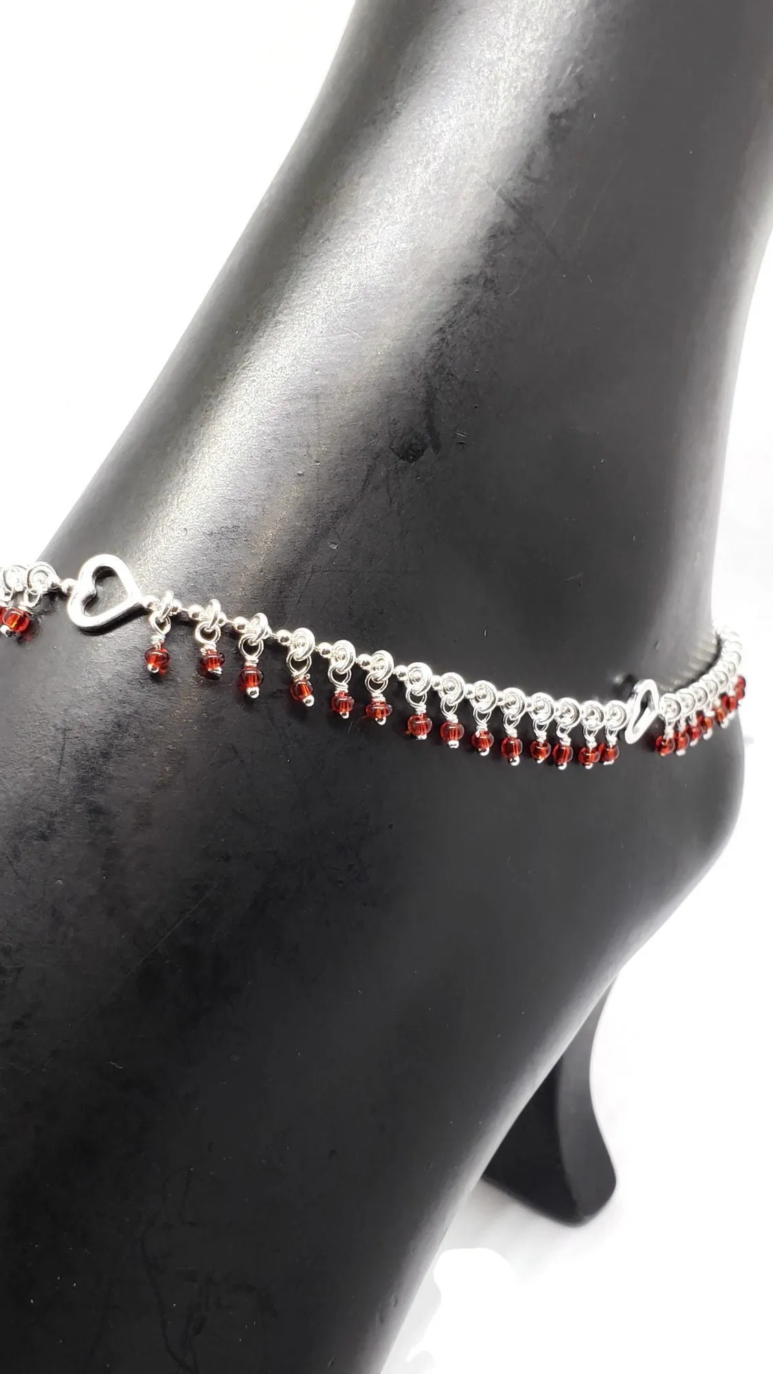 925 Sterling Silver Anklet - #35