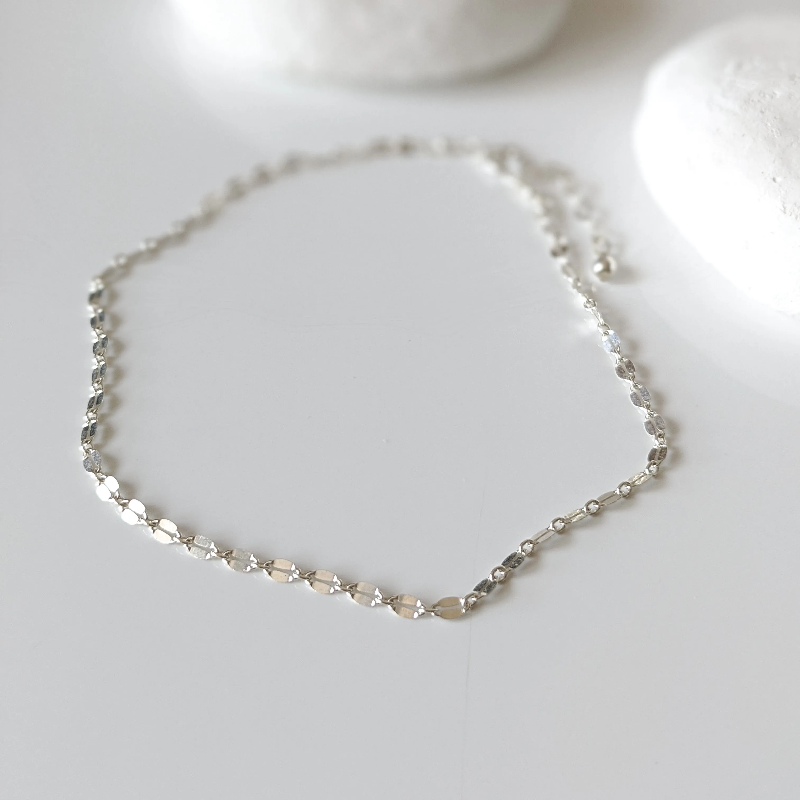 Ankle Bracelet, Sterling Silver Anklet, Chain Anklet, Anklet For Women, Foot Jewelry, Dainty Anklet, Beach Anklet, Simple Anklet,annikabella