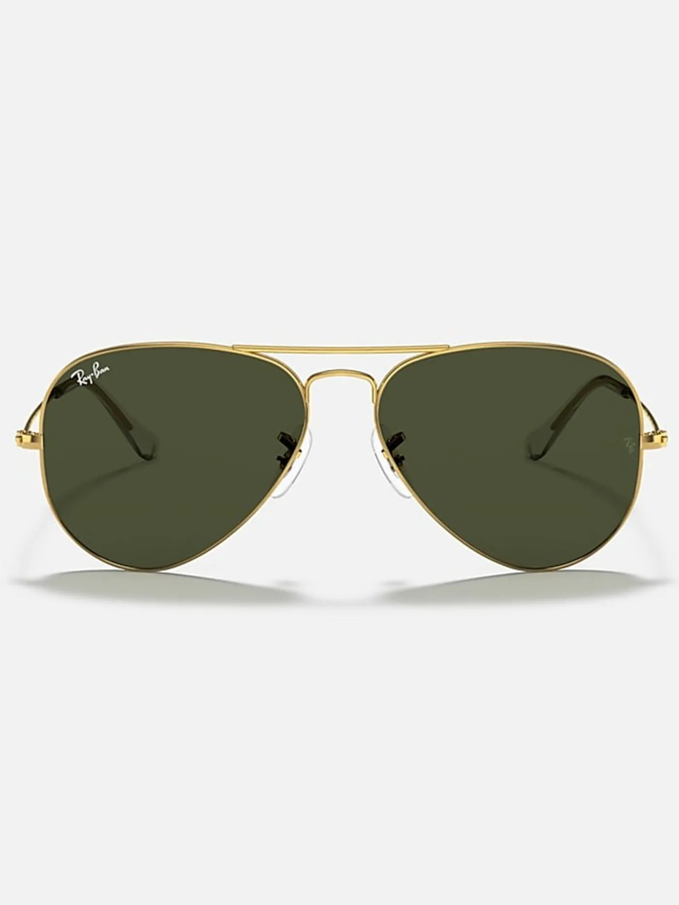 Aviator Large Metal Gold/Green Classic G-15 Sunglasses