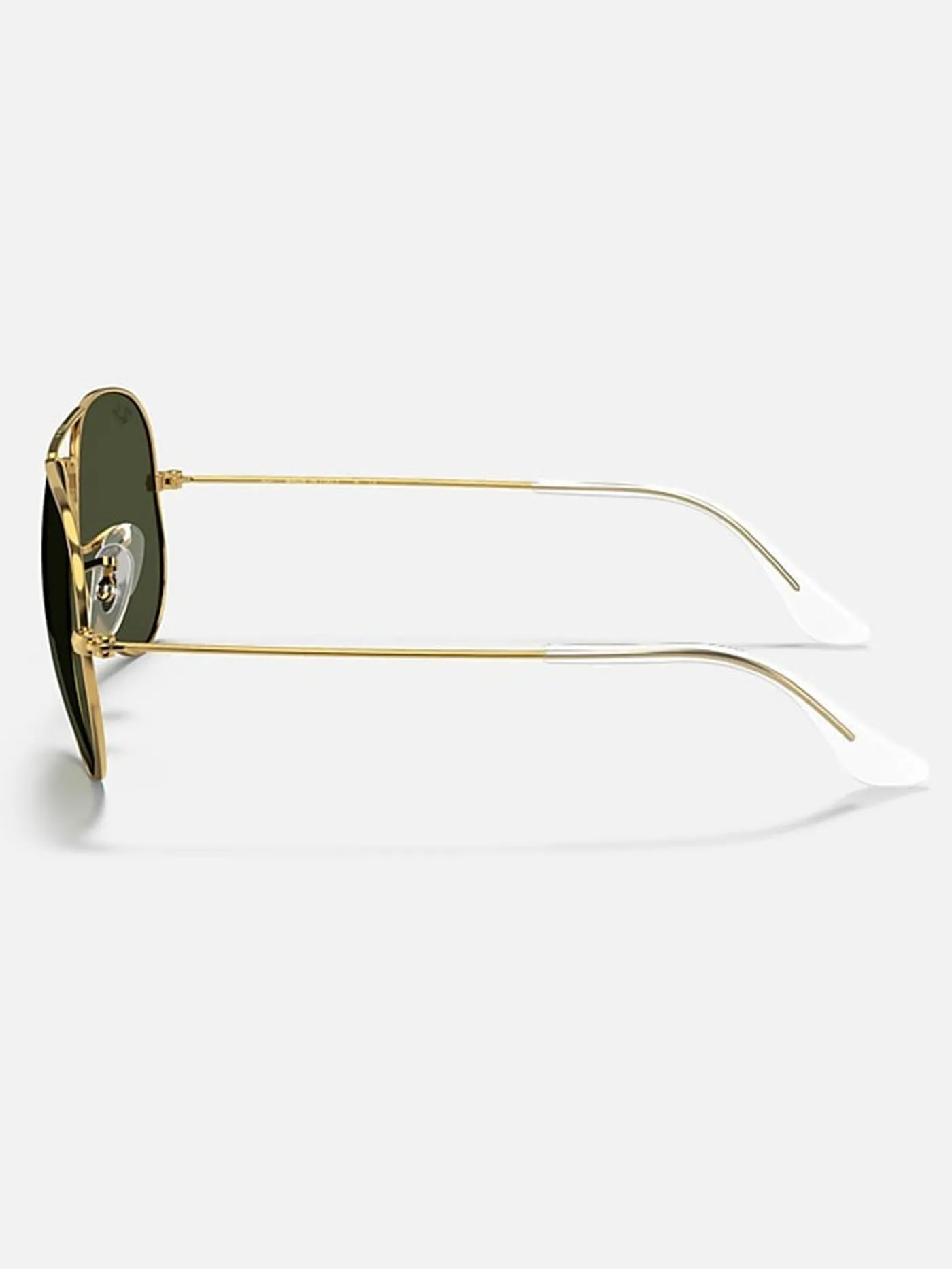 Aviator Large Metal Gold/Green Classic G-15 Sunglasses