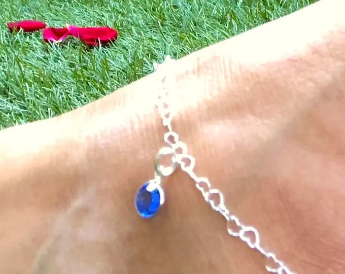 Birthstone Anklet