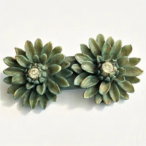 Celluloid Vintage Flower Head Brooch
