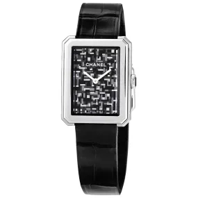Chanel Boy·Friend Tweed Small Quartz Ladies Watch H6127