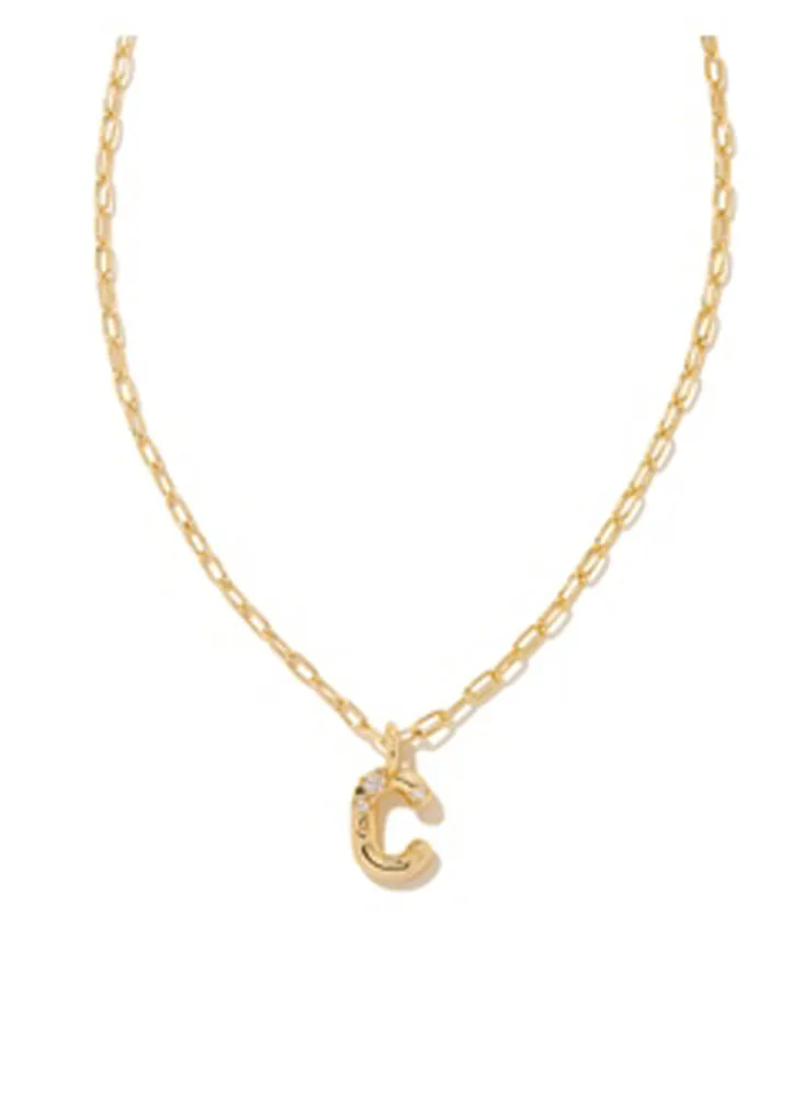 Crystal Letter ''C'' Pendant Necklace by Kendra Scott