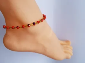 Crystal Women Anklet,  Ankle Jewelry