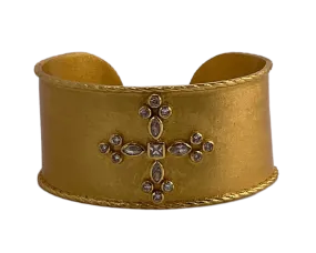 Cuff Bracelet With Cross