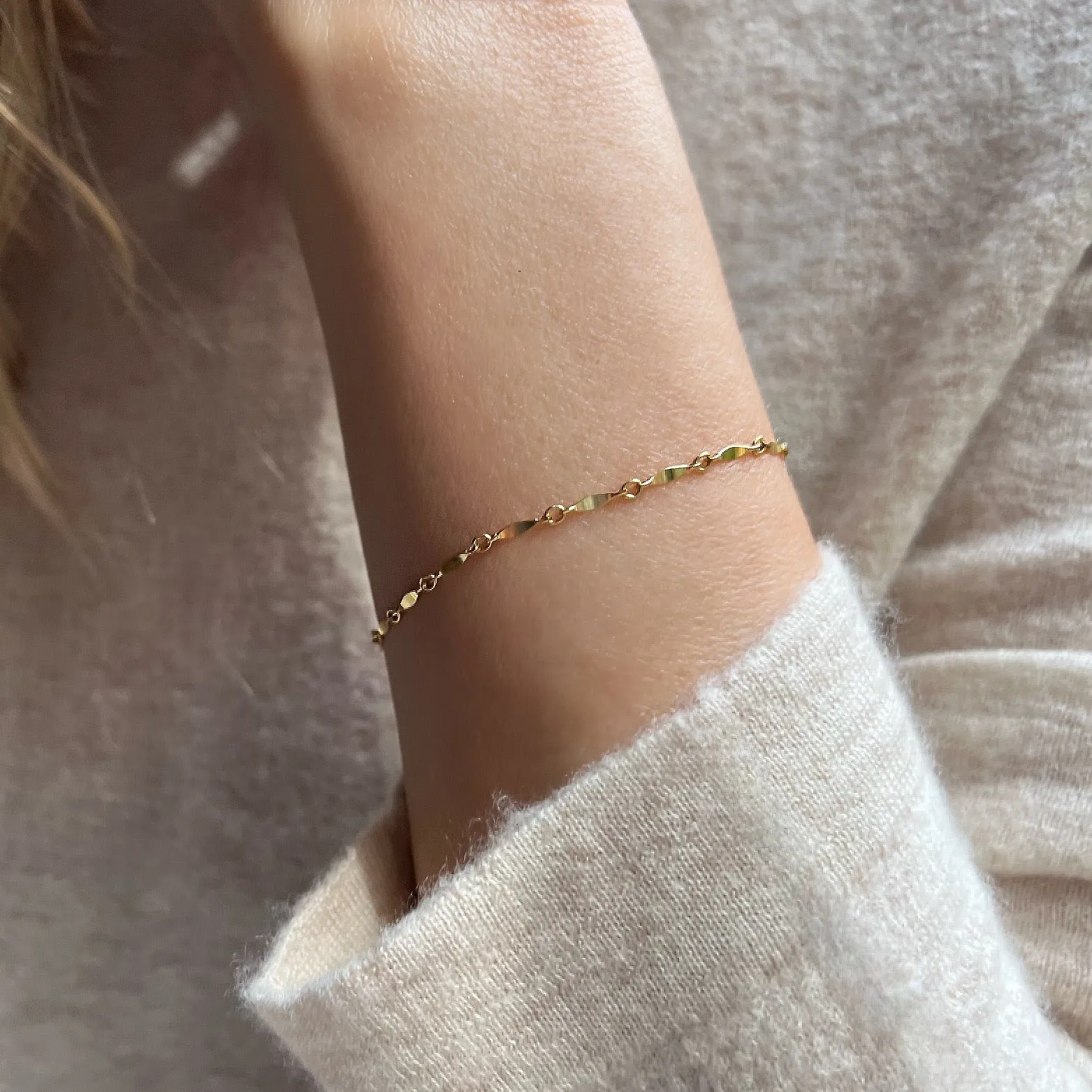 Dapped Chain Bracelet