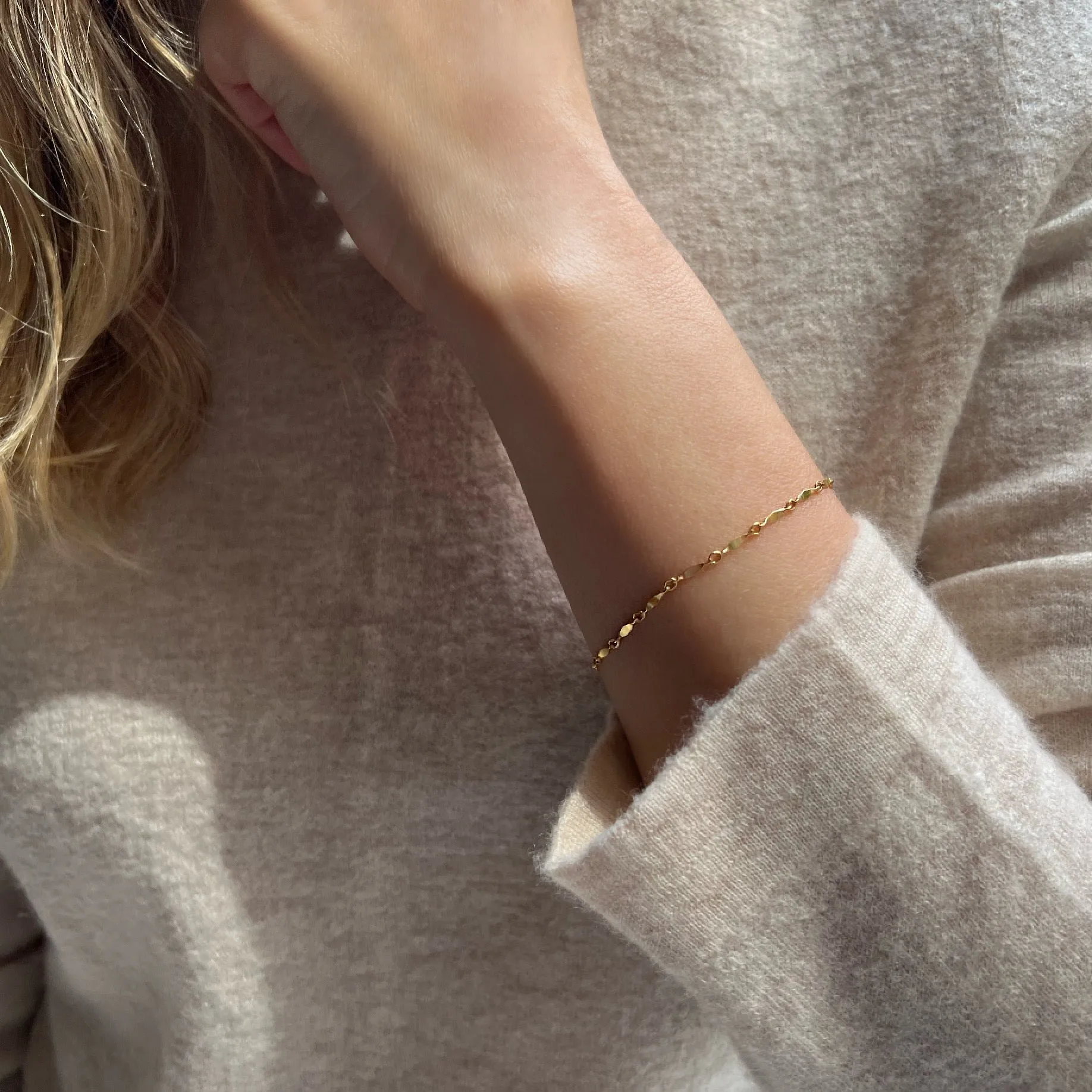 Dapped Chain Bracelet