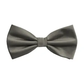 Dark Silver Bowtie or Tie