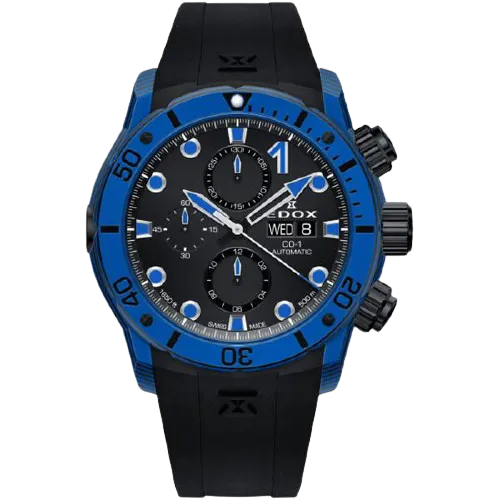 Edox Chronoffshore-1 Carbon Chronograph Automatic 01125 CLNBUN NINBU