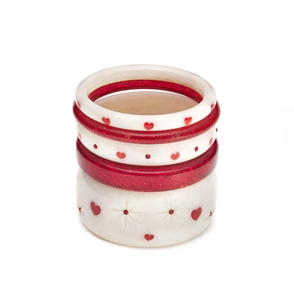 Extra Wide Secret Admirer Starburst Bangle