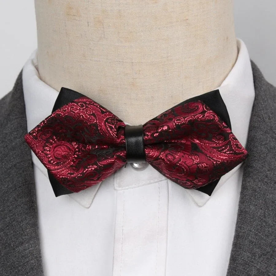 Formal Luxury Wedding Butterfly Cravat Quality Bow Tie For Men