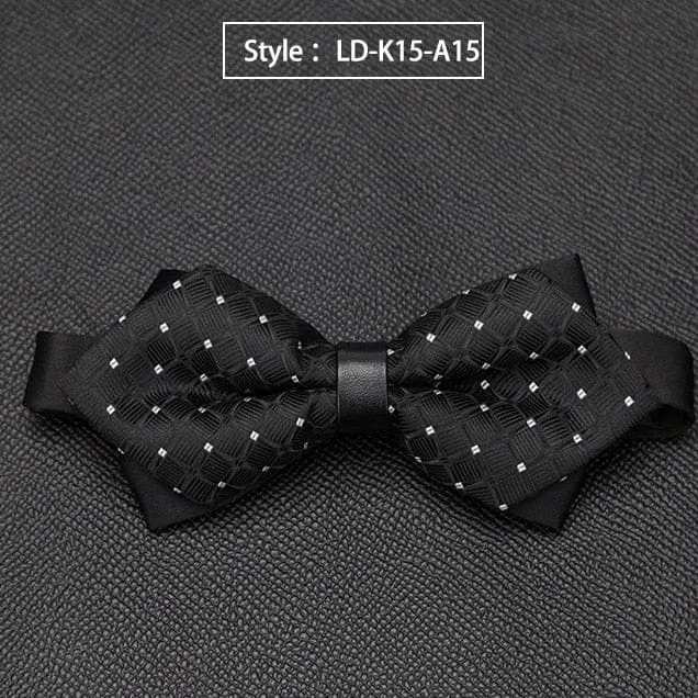 Formal Luxury Wedding Butterfly Cravat Quality Bow Tie For Men
