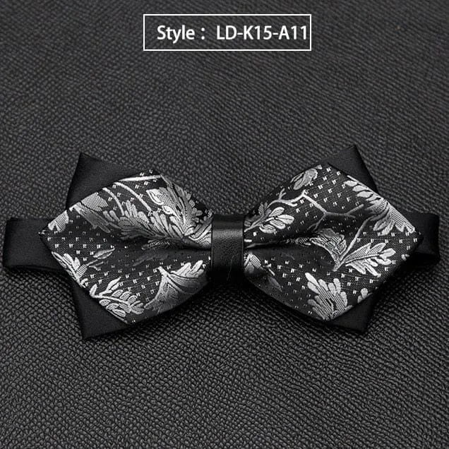 Formal Luxury Wedding Butterfly Cravat Quality Bow Tie For Men