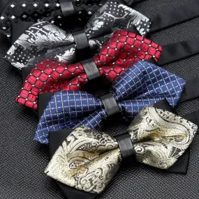 Formal Luxury Wedding Butterfly Cravat Quality Bow Tie For Men