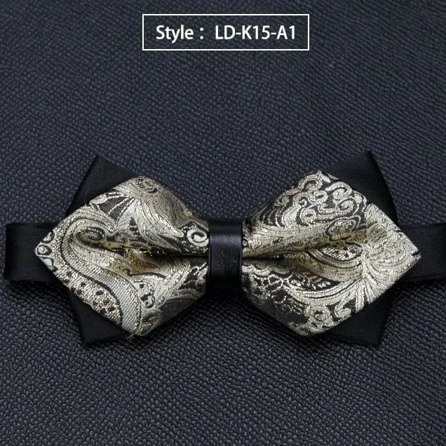 Formal Luxury Wedding Butterfly Cravat Quality Bow Tie For Men
