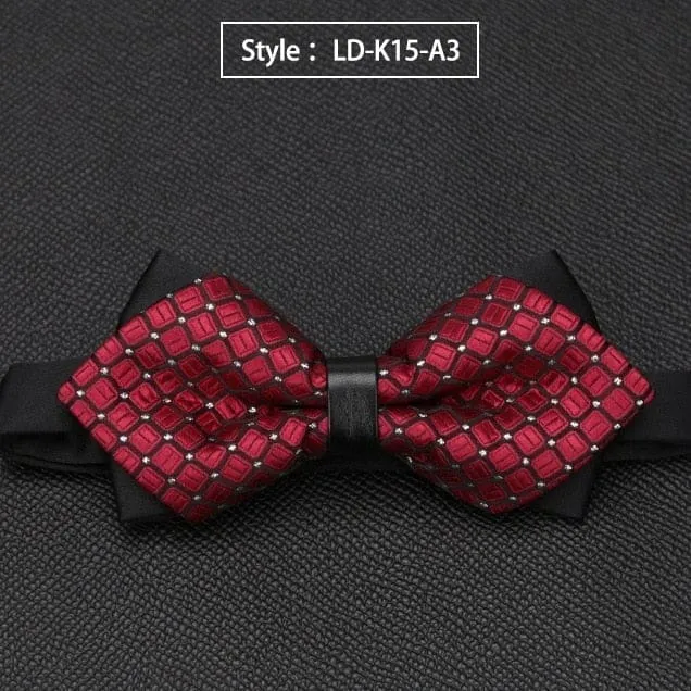 Formal Luxury Wedding Butterfly Cravat Quality Bow Tie For Men