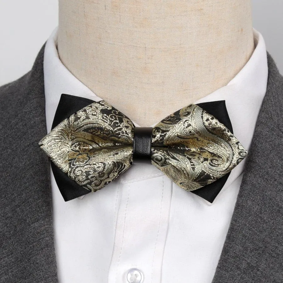 Formal Luxury Wedding Butterfly Cravat Quality Bow Tie For Men