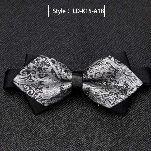 Formal Luxury Wedding Butterfly Cravat Quality Bow Tie For Men