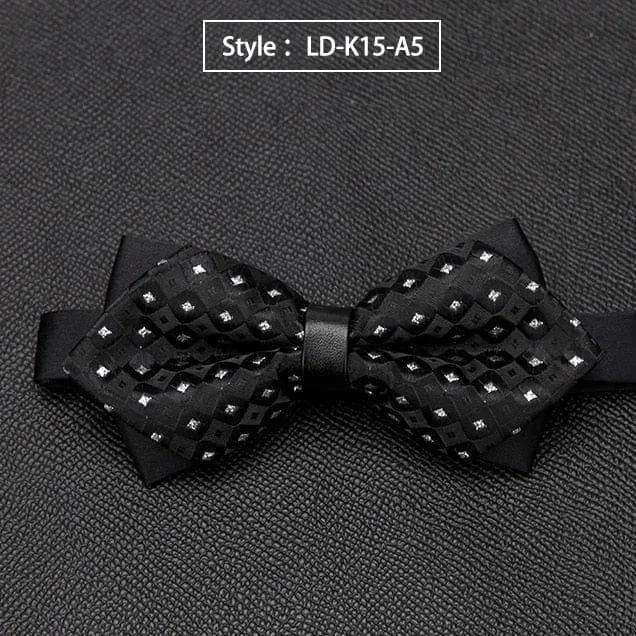 Formal Luxury Wedding Butterfly Cravat Quality Bow Tie For Men