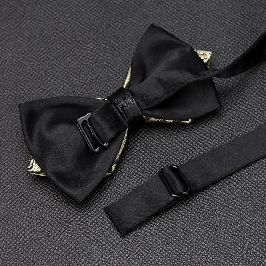 Formal Luxury Wedding Butterfly Cravat Quality Bow Tie For Men