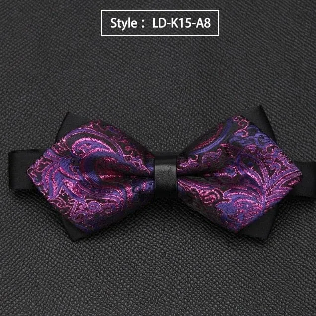 Formal Luxury Wedding Butterfly Cravat Quality Bow Tie For Men