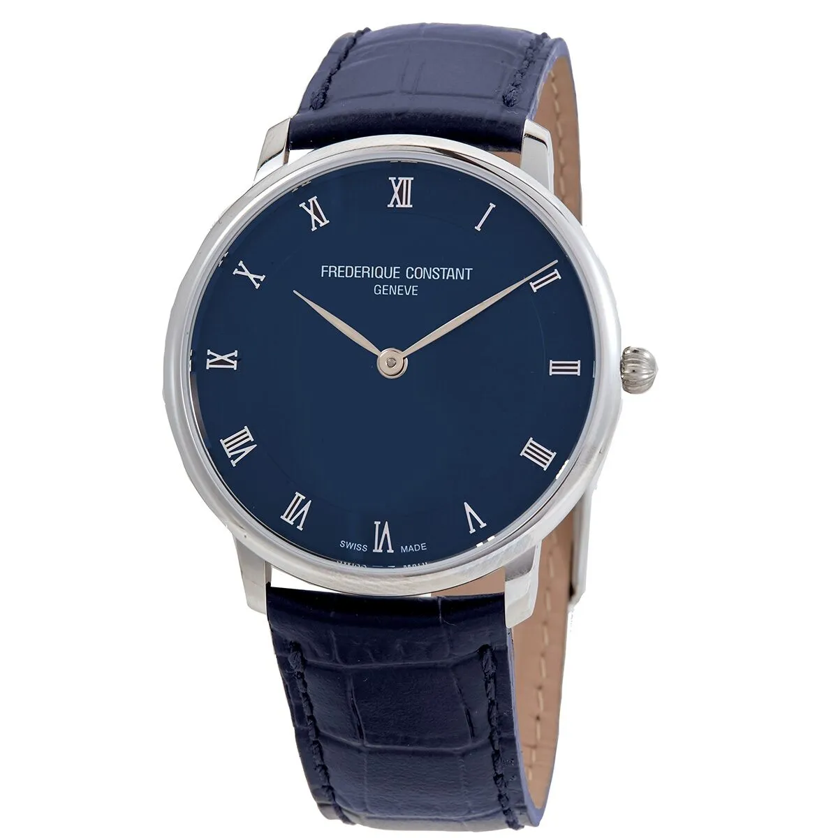 Frederique Constant Slim Line Quartz Blue Dial Watch FC-200RN5S36