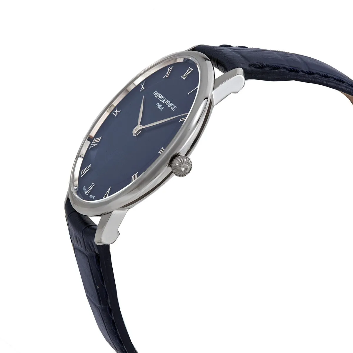 Frederique Constant Slim Line Quartz Blue Dial Watch FC-200RN5S36
