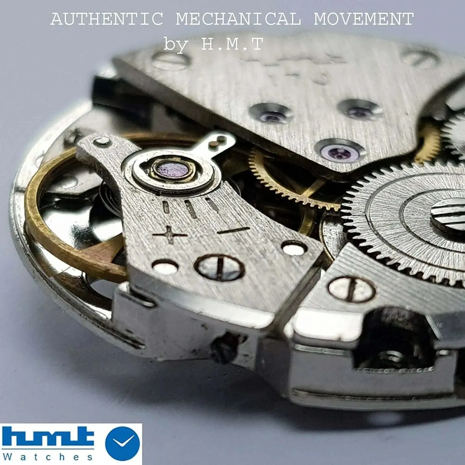 HMT Janata Para Shock 17 Jewels Black Hindi Numeral Dial Mechanical Hand winding Men's Wrist Watch
