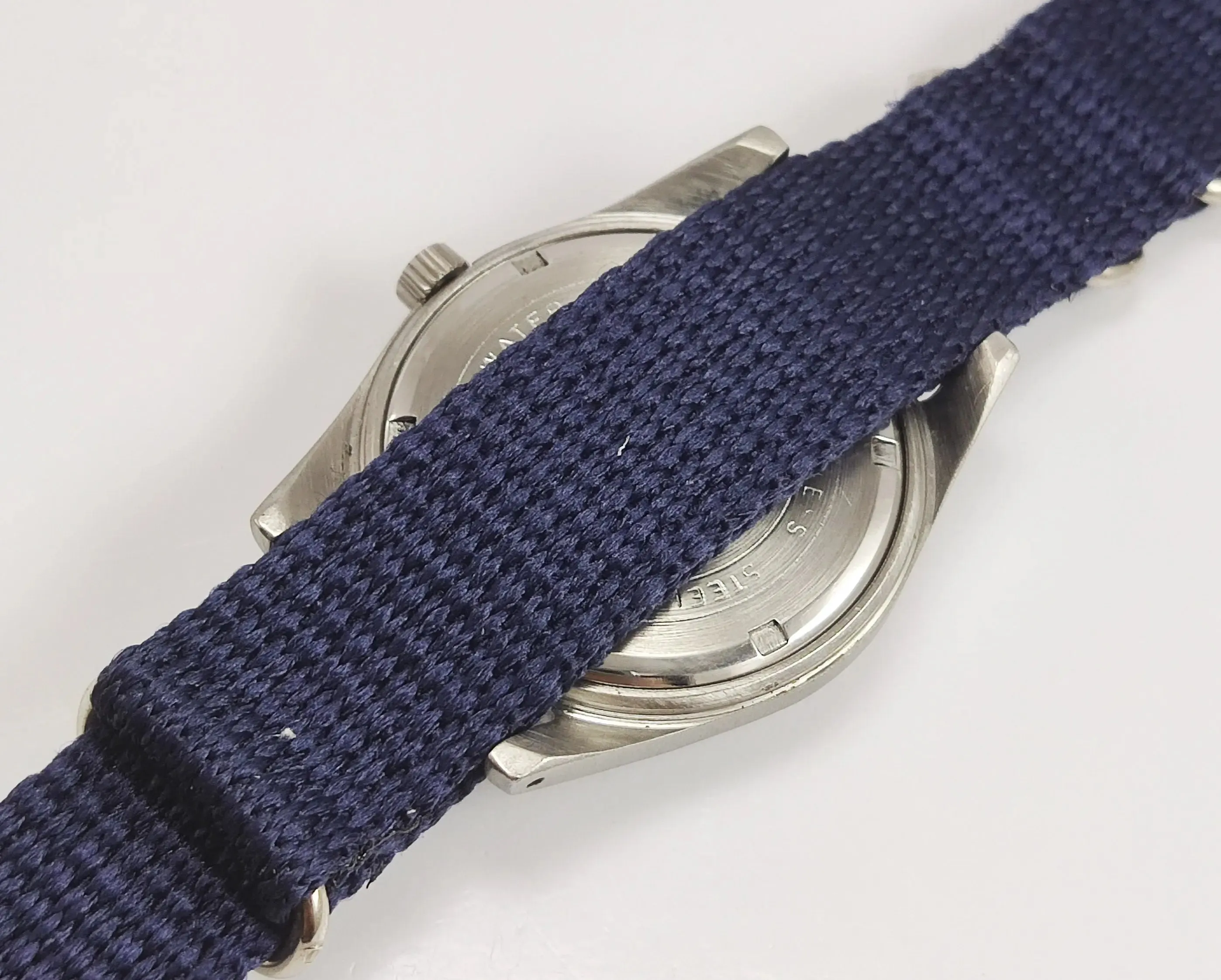 HMT Janata Para Shock 17 Jewels Blue Dial Mechanical Hand winding Men's Wrist Watch