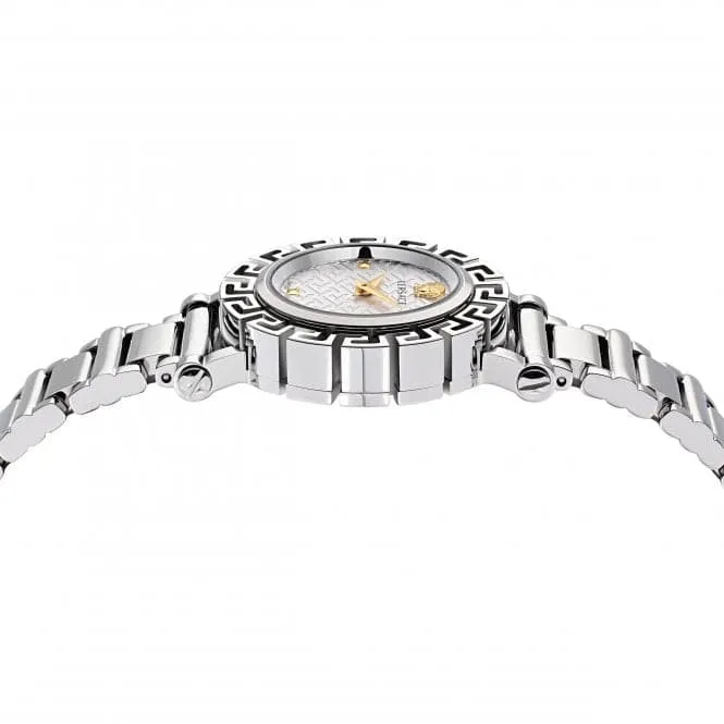 Ladies Greca Glam Stainless Steel Silver Watch VE2Q00322