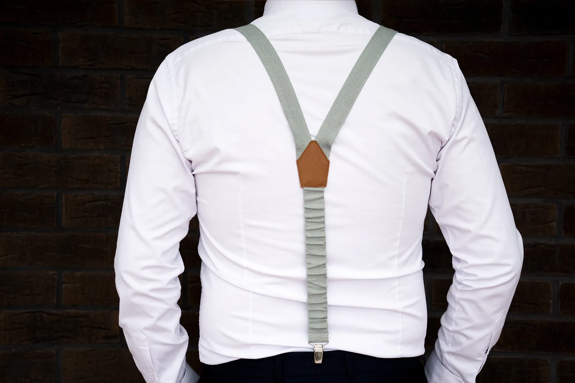 Light Gray Linen Bow Tie | Classic Men's Accessory