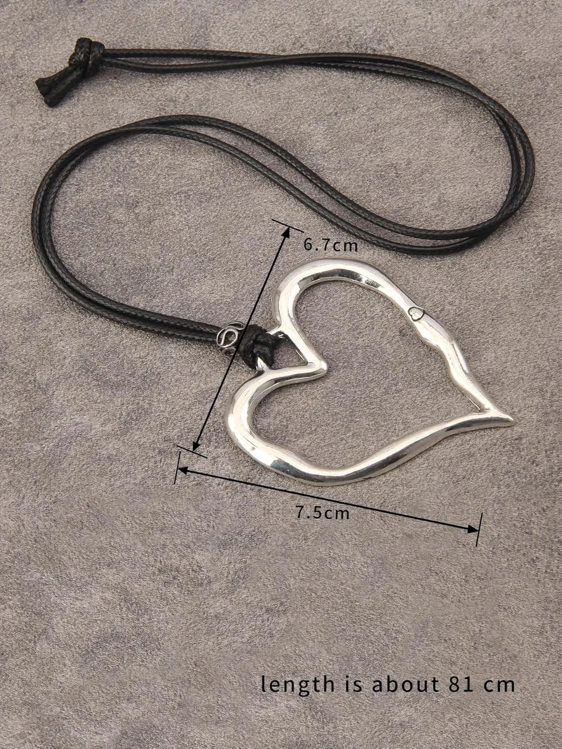 Long Necklace for Women Bohemian Necklaces Long Choker Necklace Handmade Black Leather Necklace Hippie Style Jewelry