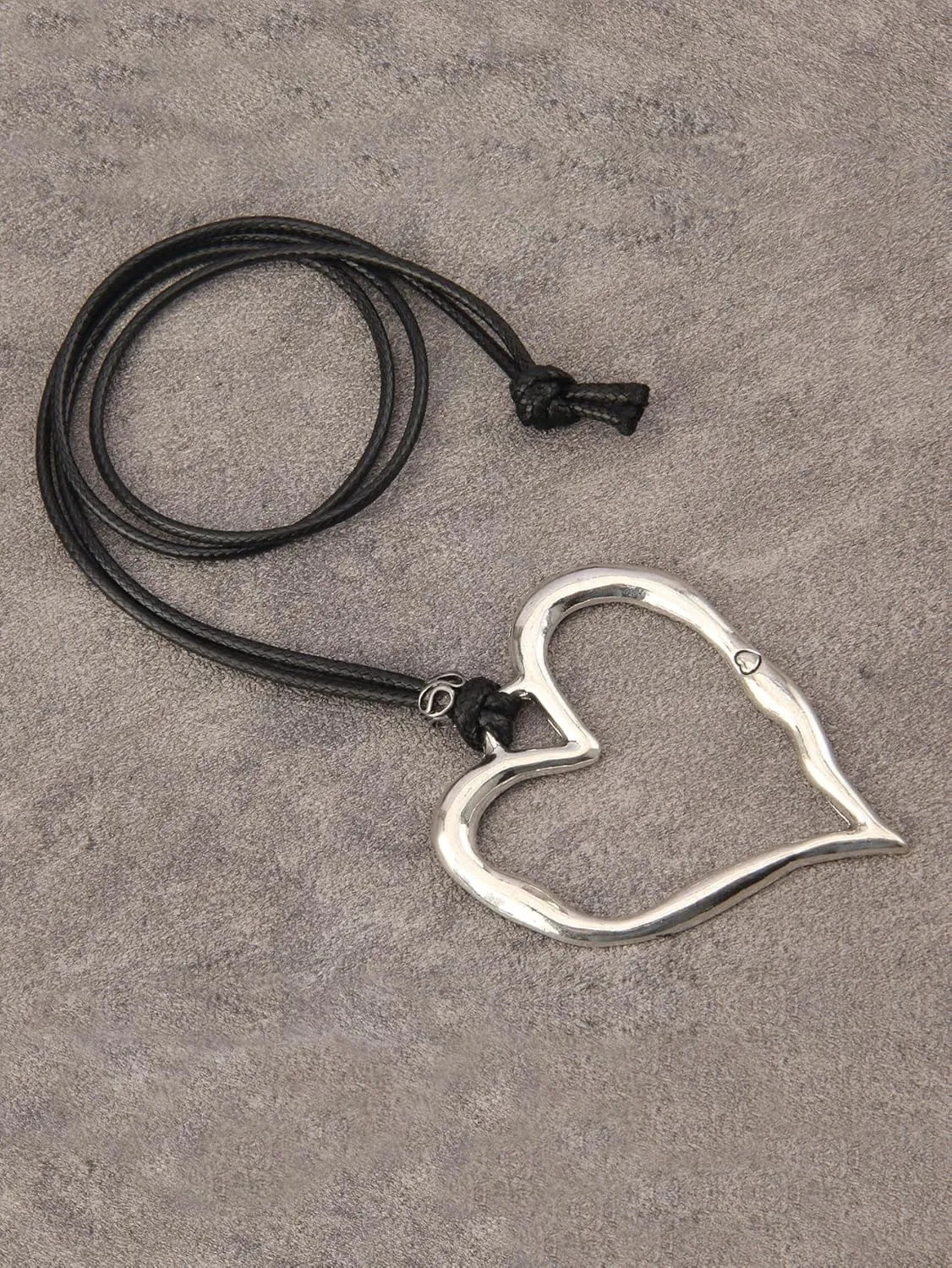 Long Necklace for Women Bohemian Necklaces Long Choker Necklace Handmade Black Leather Necklace Hippie Style Jewelry