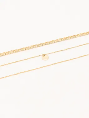 Metallic Anklet Set