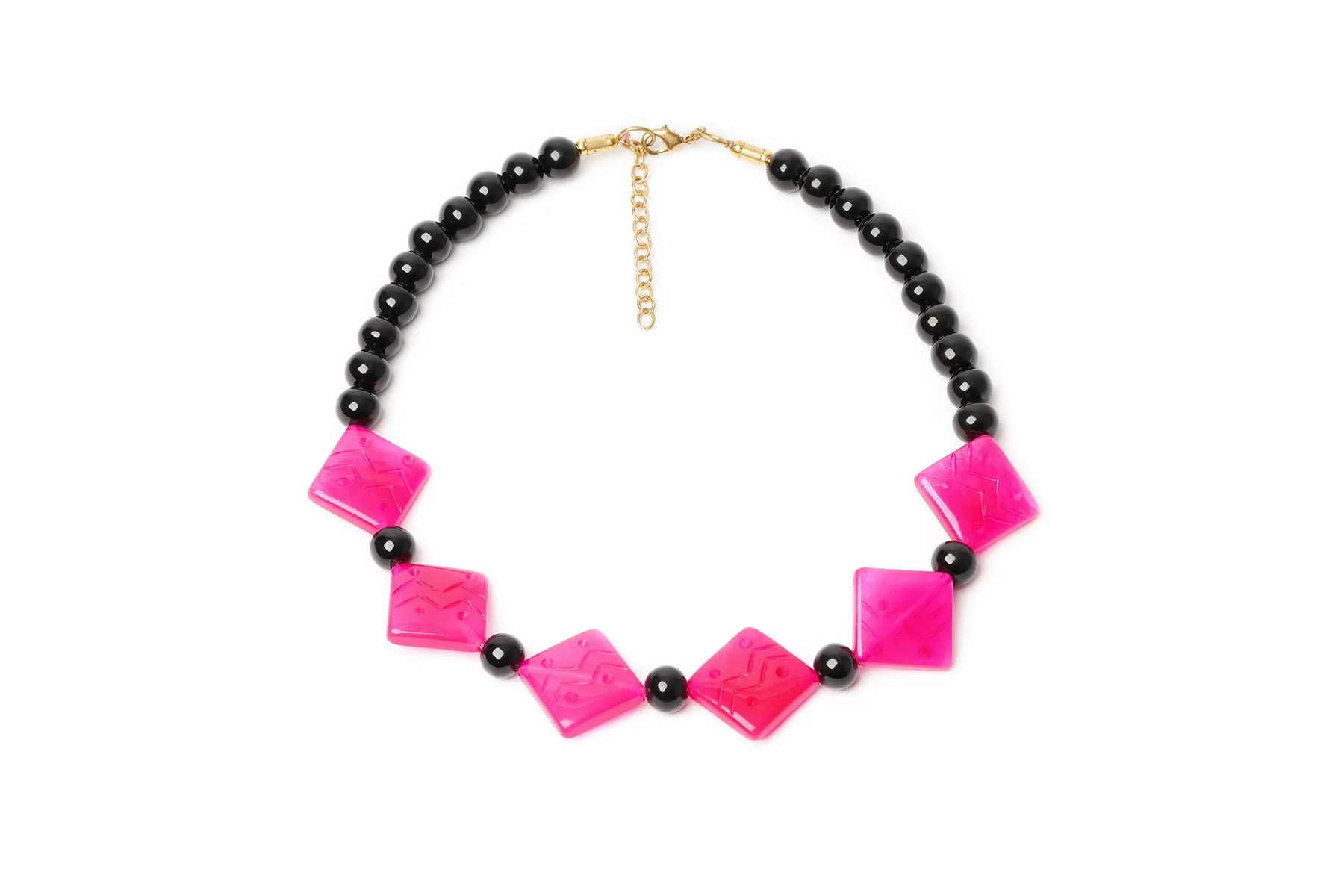 Midi Black Magenta Maiden Bangle