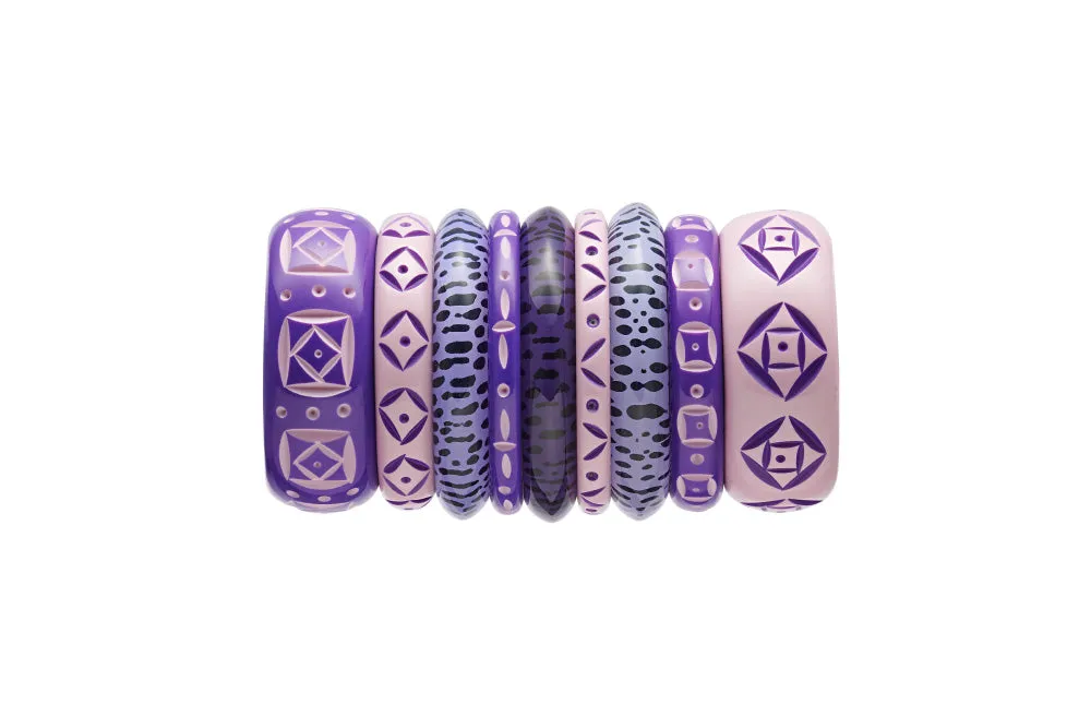 Midi Clematis Carved Duchess Bangle