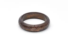 Midi Golden Espresso Fakelite Bangle