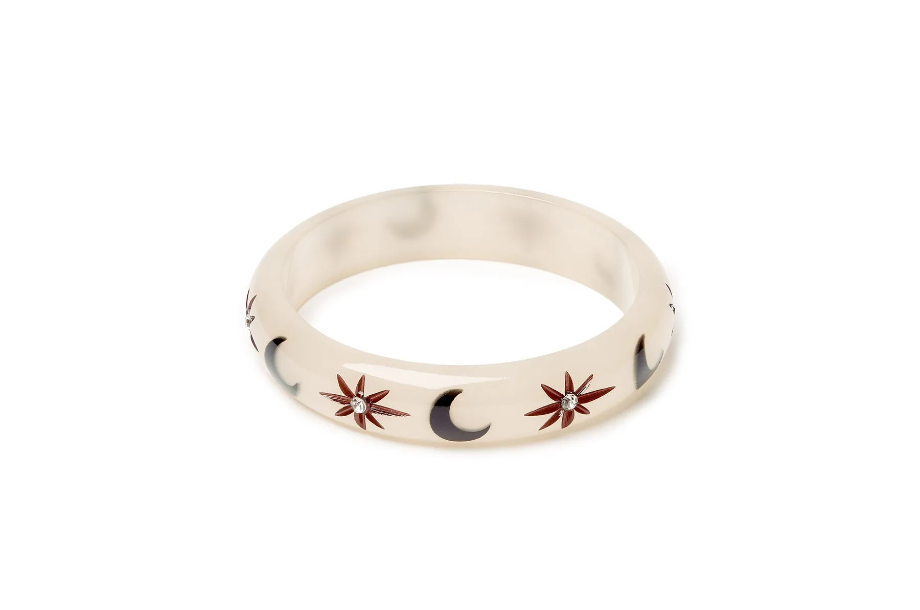Midi Spirit Moon Bangle