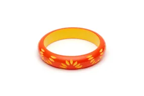 Midi Sunset Carved Bangle