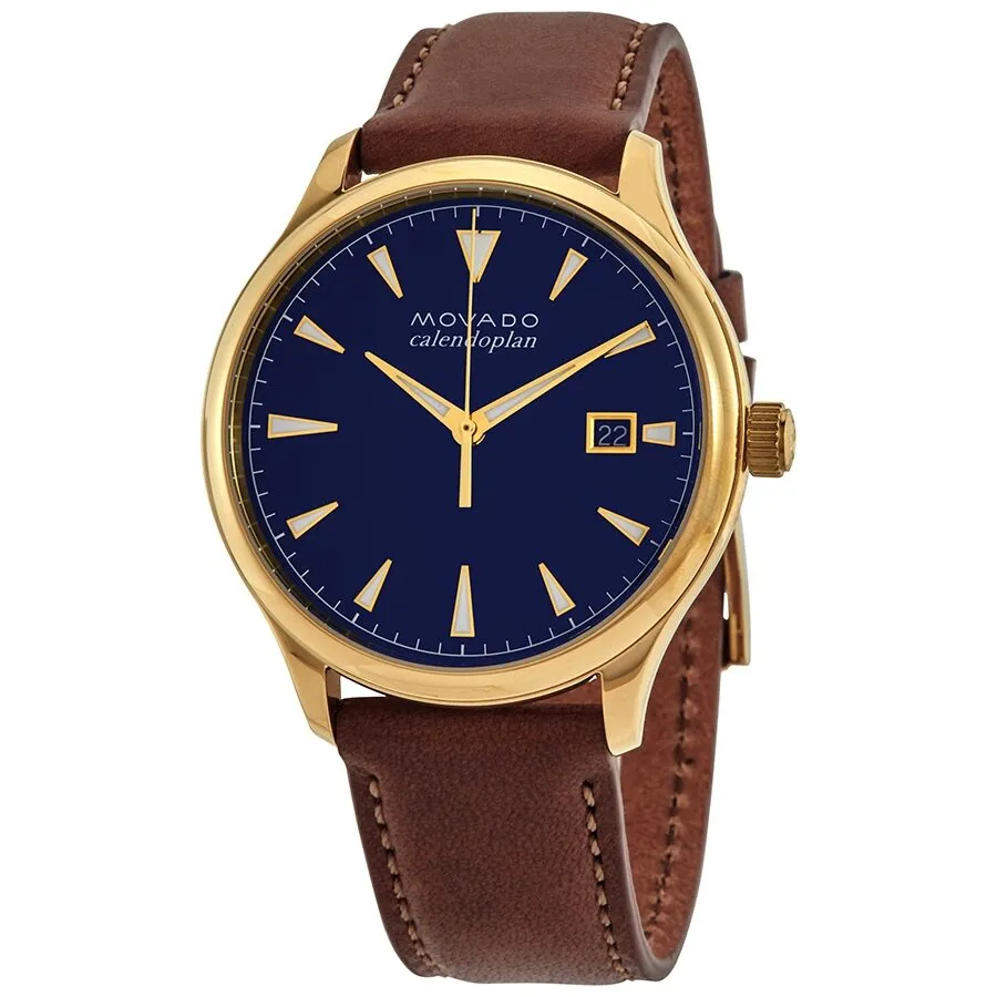 Movado Heritage Quartz Blue Dial Men's Watch 3650028