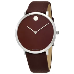 Movado Modern 47 Quartz Brown Dial Watch 0607256