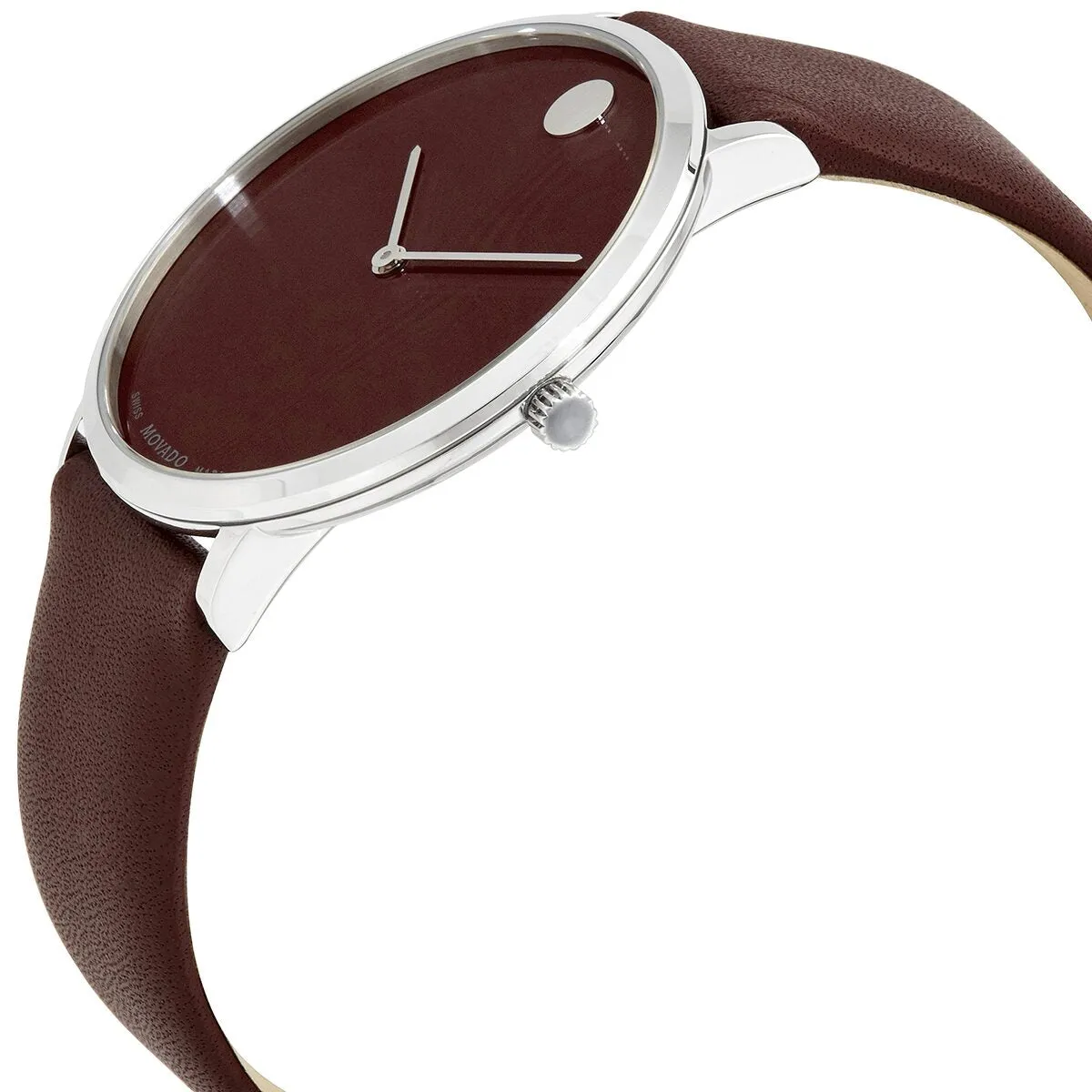 Movado Modern 47 Quartz Brown Dial Watch 0607256