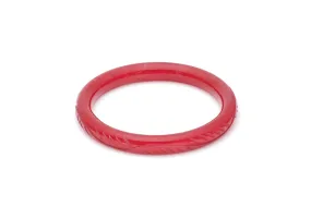 Narrow Golden Bordeaux Fakelite Duchess Bangle