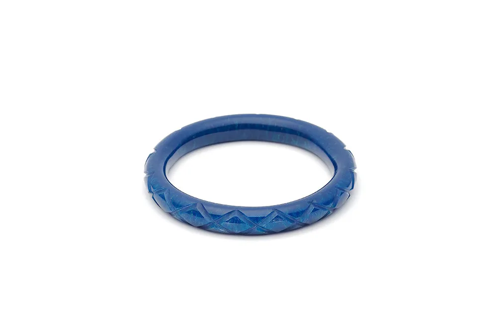 Narrow Golden Ink Fakelite Maiden Bangle