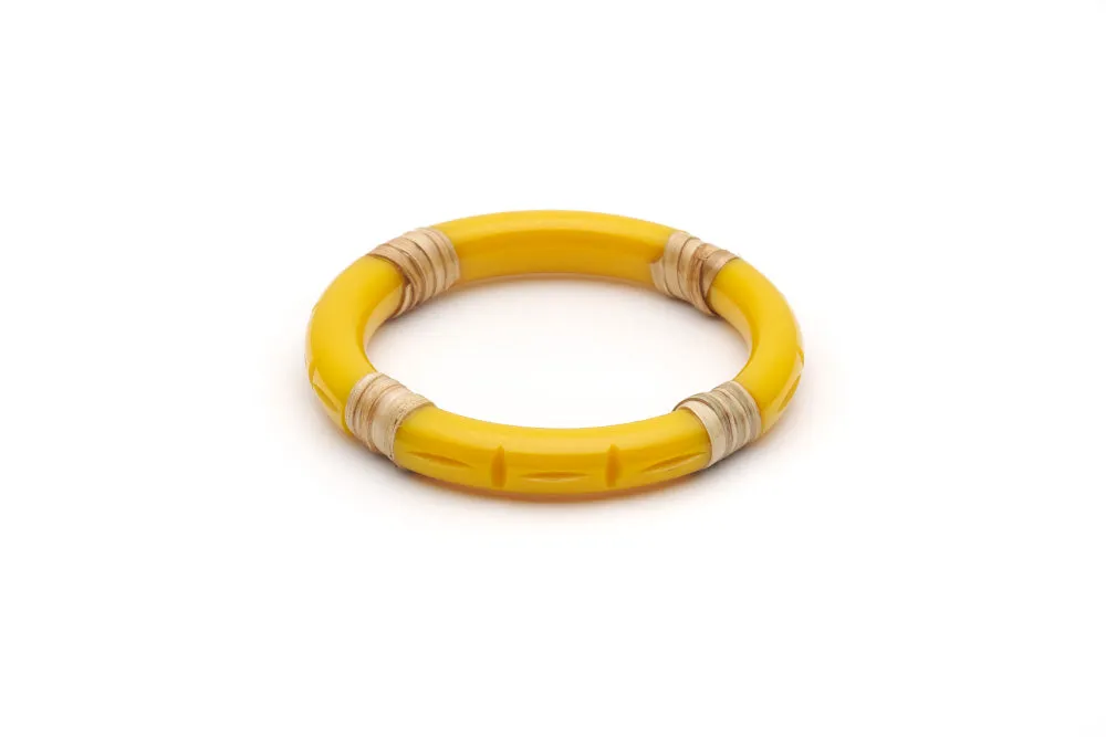 Narrow Ochre Maiden Bangle