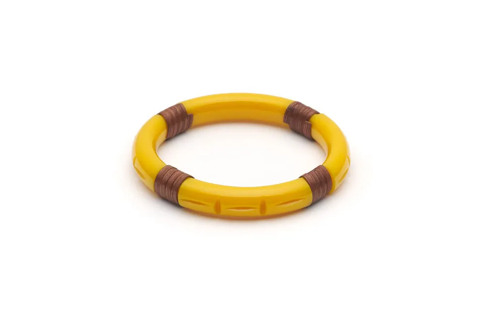 Narrow Ochre Maiden Bangle