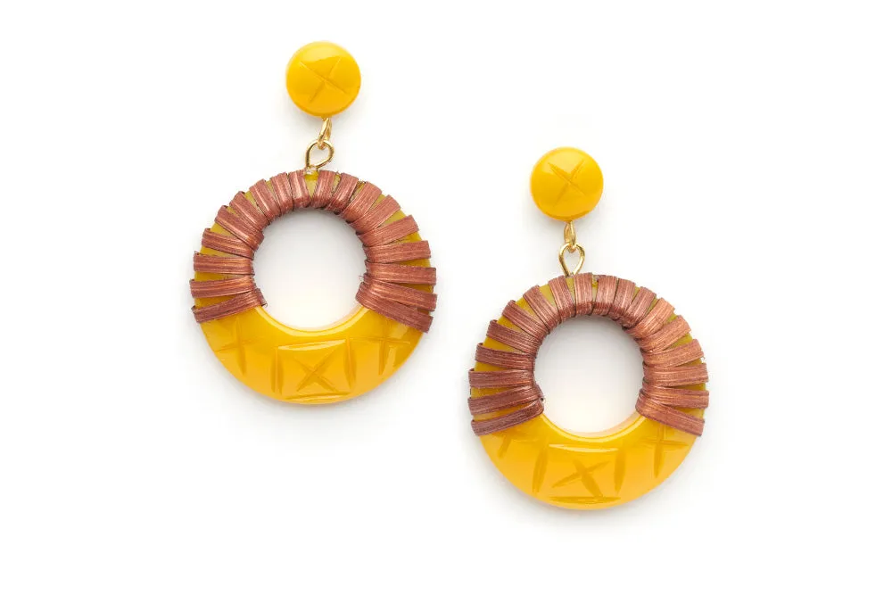 Narrow Ochre Maiden Bangle