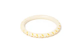 Narrow Primrose Cream Duchess Bangle